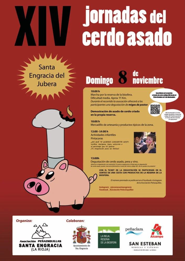 Cartel de Marcha de las jornadas del cerdo asado